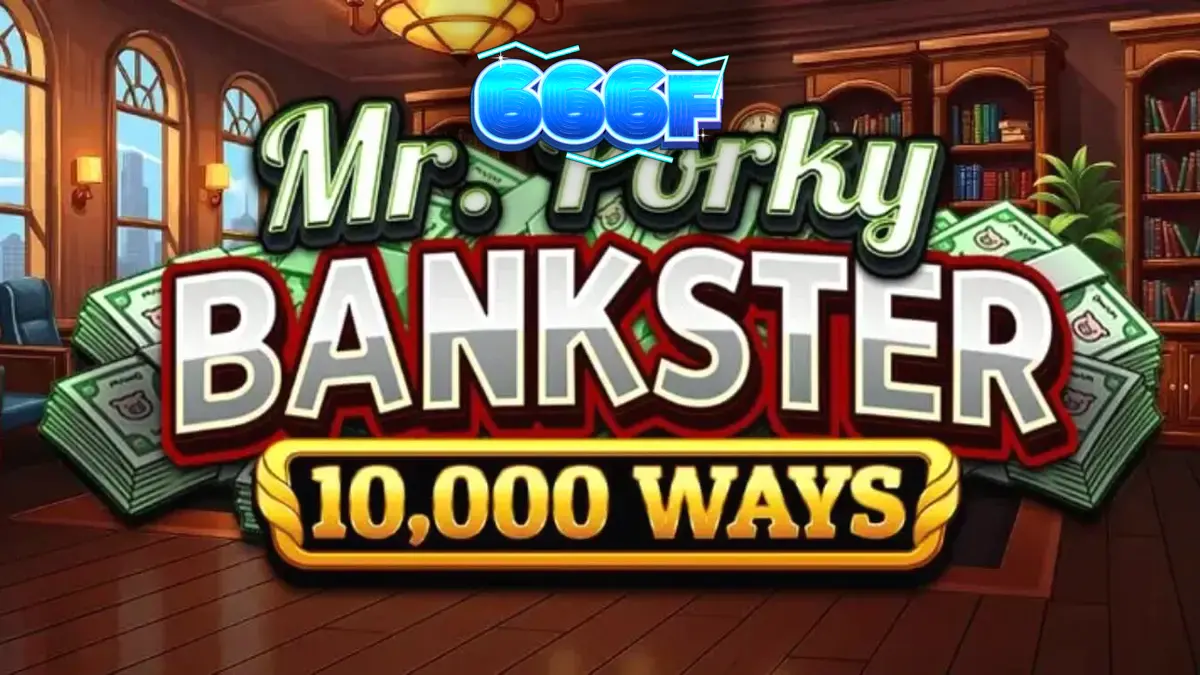 Mr. Porky Bankster 10,000 Ways slot machine interface with golden piggy bank theme
